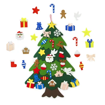 Cute Felt Hanging Fabric Christmas Tree Advent Calendar with Pockets for Xmas Decorations Child Kid Toys Gift
Cute Felt Hanging Fabric Christmas Tree Advent Calendar with Pockets for Xmas Decorations Child Kid Toys Gift