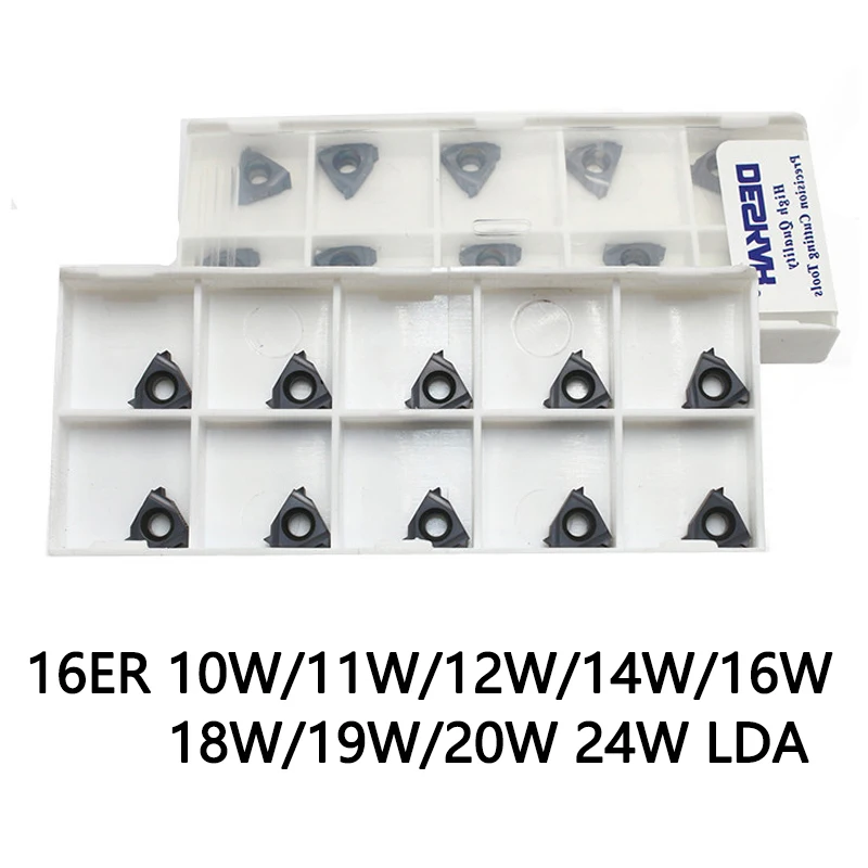 10PCS 16ER 10W LDA 11W 12W 14W 16W 18W 19W 20W 24W LDA Indexable Insert Threading Blade CNC Carbide Insert For P.M.K
10PCS 16ER 10W LDA 11W 12W 14W 16W 18W 19W 20W 24W LDA Indexable Insert Threading Blade CNC Carbide Insert For P.M.K