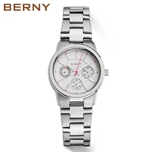 Ladies Quartz Watch Stainless Steel Case Crystal Glass Double Press Folding Buckle Waterproof Calendar Gift Reloj para mujer 
Ladies Quartz Watch Stainless Steel Case Crystal Glass Double Press Folding Buckle Waterproof Calendar Gift Reloj para mujer