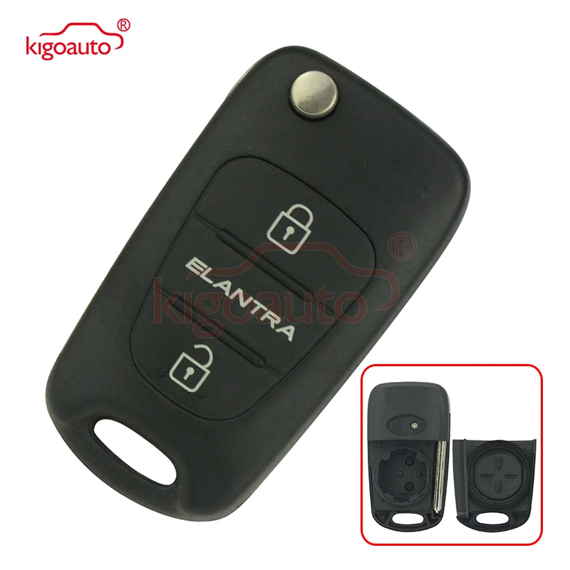 Kigoauto TOY48 Flip remote car key shell case for Hyundai Elantra 3 button 2001 2002 2003
Kigoauto TOY48 Flip remote car key shell case for Hyundai Elantra 3 button 2001 2002 2003
