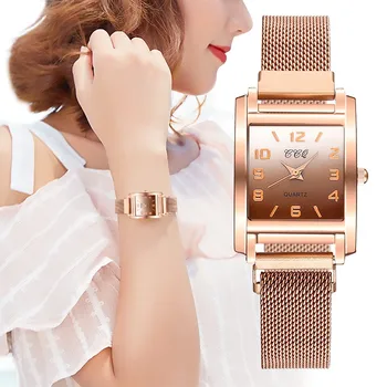 Women Watch Square Dial Gradient Matte Analog Quartz Watch Minimalist Geometric Ladies Wrist Watch Clock Famale Relogio Feminino
Women Watch Square Dial Gradient Matte Analog Quartz Watch Minimalist Geometric Ladies Wrist Watch Clock Famale Relogio Feminino