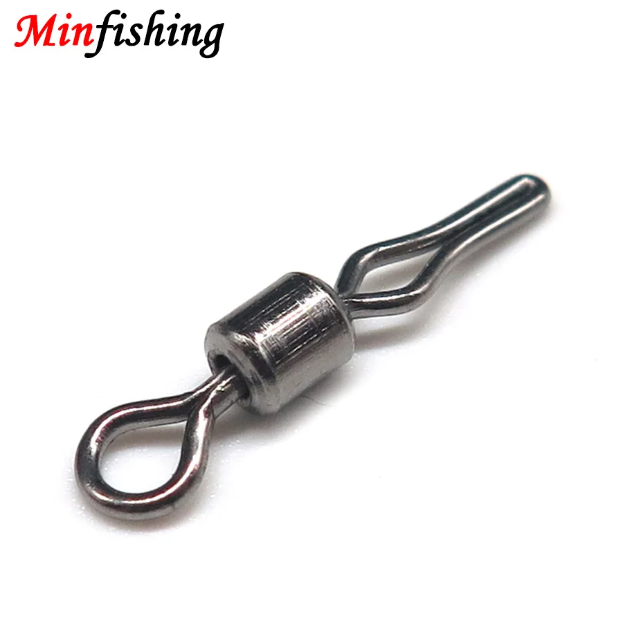 Minfishing 50 pcs/lot Fishing Rolling Swivel with Clip Fishing Line Hook Connector Accessories Swivel Snap
Minfishing 50 pcs/lot Fishing Rolling Swivel with Clip Fishing Line Hook Connector Accessories Swivel Snap