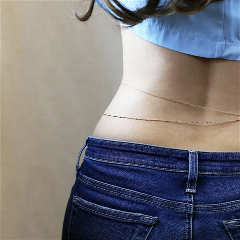 ChimSexy-Colliers multicouches double couche pour femmes, Bikini Fashion, Lien de taille, Bijoux de corps, Bijoux de corps, Nouveau cadeau 2