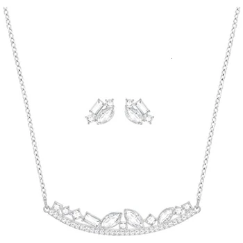Set di gioielli Swarovski, Henrietta, metallo con cristalli misura unica, colore argento
Set di gioielli Swarovski, Henrietta, metallo con cristalli misura unica, colore argento