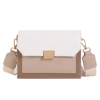Square Contrast Color Ladies Crossbody Bag Pu Leather Shoulder Bag Ladies Chain Wallet and Handbag 
Square Contrast Color Ladies Crossbody Bag Pu Leather Shoulder Bag Ladies Chain Wallet and Handbag