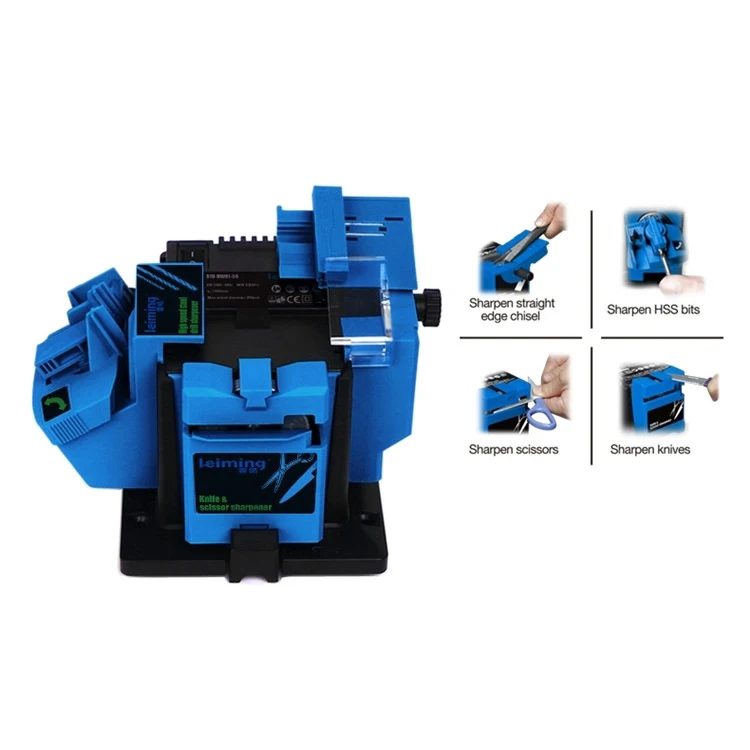 Multifunction Electric Knife Sharpener Drill Sharpening Machine Knife & Scissor Sharpener Power Household Grinding Tools-EU Plug
Multifunction Electric Knife Sharpener Drill Sharpening Machine Knife & Scissor Sharpener Power Household Grinding Tools-EU Plug
