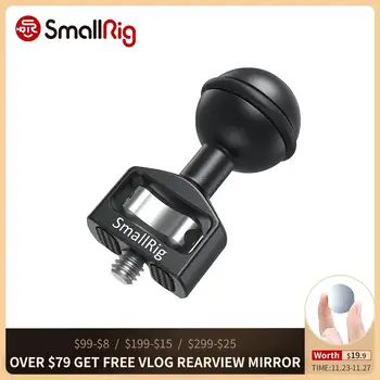 SmallRig Dual DSLR Camera Ballhead Rig with 1/4 Thread for Magic Arm DIY Camera Rig 2132
SmallRig Dual DSLR Camera Ballhead Rig with 1/4 Thread for Magic Arm DIY Camera Rig 2132