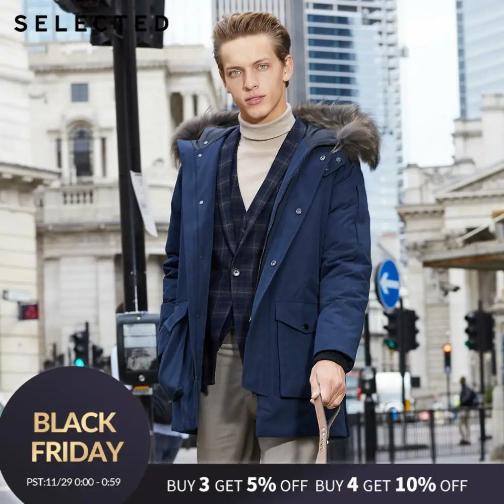 SELECTED Men's Winter Raccoon Fur Collar Down Jacket Warm Long Clothes Big Pockets Medium Style Coat S|418412535
SELECTED Men's Winter Raccoon Fur Collar Down Jacket Warm Long Clothes Big Pockets Medium Style Coat S|418412535