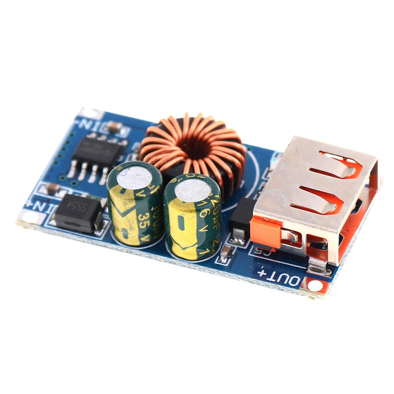 USB DC Step Down Module 12V 24V To QC3.0 Phone Fast Charge
USB DC Step Down Module 12V 24V To QC3.0 Phone Fast Charge