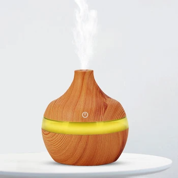 300ml Electric Humidifier Essential Aroma Oil Diffuser Ultrasonic Wood Grain Air Humidifier USB Mini Mist Maker LED Light
300ml Electric Humidifier Essential Aroma Oil Diffuser Ultrasonic Wood Grain Air Humidifier USB Mini Mist Maker LED Light