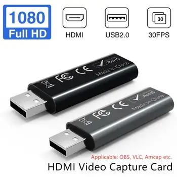 1080P HDMI Video Capture Card USB Capture Card Game Record Live Streaming Video Capture Card Audio Grabber Card Full HD 30FPS 
1080P HDMI Video Capture Card USB Capture Card Game Record Live Streaming Video Capture Card Audio Grabber Card Full HD 30FPS