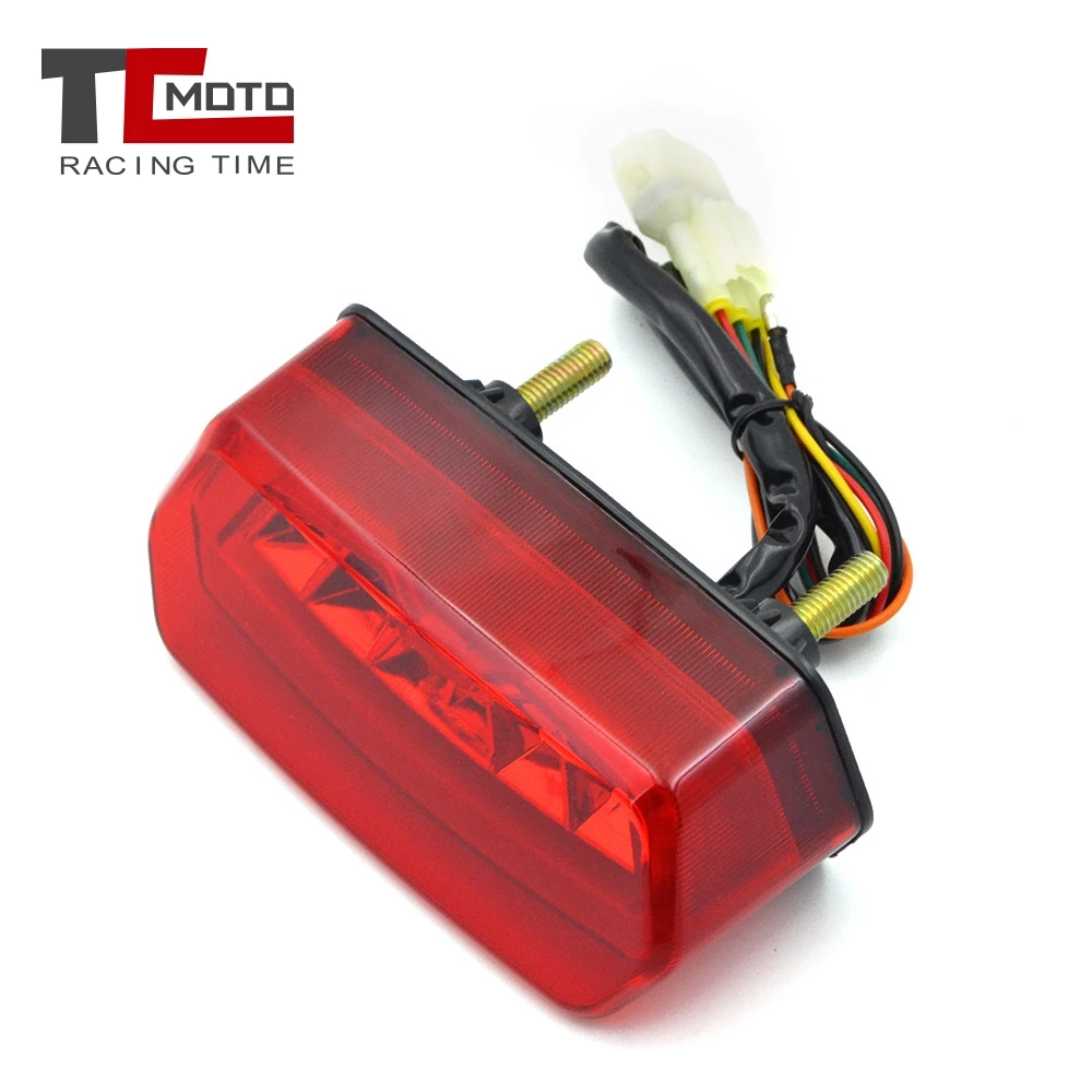 TCMOTO Universal Motorcycles Quads ATVs LED Tail light License Plate Turn Signal BrakeLED Light Lamp
TCMOTO Universal Motorcycles Quads ATVs LED Tail light License Plate Turn Signal BrakeLED Light Lamp