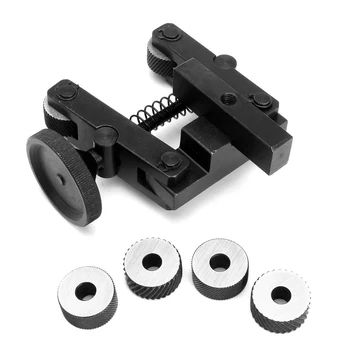 Knurling Knurler Tool Holder Linear Knurl Tool Lathe Adjustable Stem with Wheels Lathe Tools
Knurling Knurler Tool Holder Linear Knurl Tool Lathe Adjustable Stem with Wheels Lathe Tools