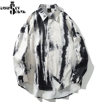 Lindsey Seader Shirts Men Vintage Stripped Print Shirts Harajuku Casual Full Sleeve Hip Hop Loose Style Casual High Streetwear
Lindsey Seader Shirts Men Vintage Stripped Print Shirts Harajuku Casual Full Sleeve Hip Hop Loose Style Casual High Streetwear