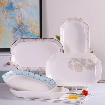 12 inch Fish Plate Jingdezhen Bone China Porcelain Dinnerware Fish Plate Dining Room Ceramic Tableware Sushi Plates 2 pcs
12 inch Fish Plate Jingdezhen Bone China Porcelain Dinnerware Fish Plate Dining Room Ceramic Tableware Sushi Plates 2 pcs