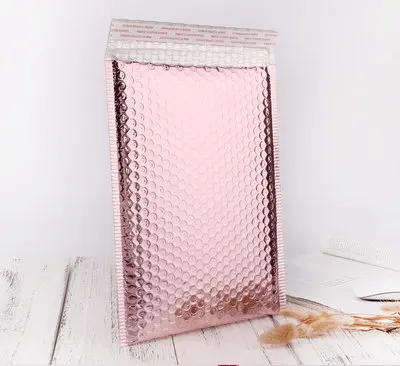 10pcs 25*30cm Rose Gold Mailing Envelope Bags Courier Bags Waterproof Packaging Bubble Mailers Padded bubble Envelopes Bag
10pcs 25*30cm Rose Gold Mailing Envelope Bags Courier Bags Waterproof Packaging Bubble Mailers Padded bubble Envelopes Bag