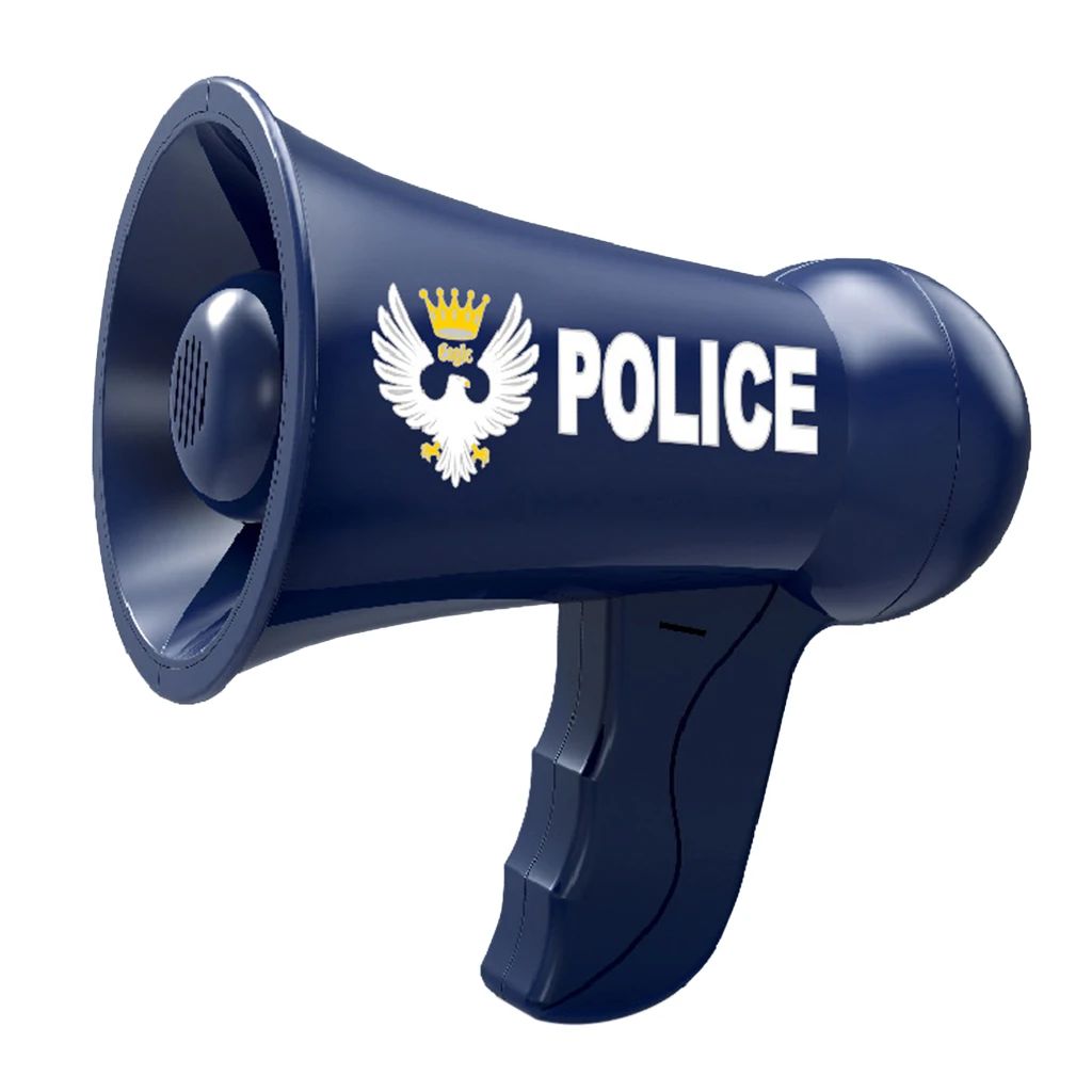Pretend Play Police Fireman Megaphone With Siren Sound Loud Speaker Toys Pretend Play Police Fireman Megaphone With Siren Sound Loud Speaker Toys