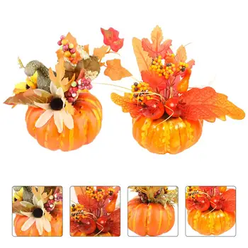 2pcs Decorative Pumpkin Maple Leaf Halloween Simulation Sunflower Photo Props
2pcs Decorative Pumpkin Maple Leaf Halloween Simulation Sunflower Photo Props