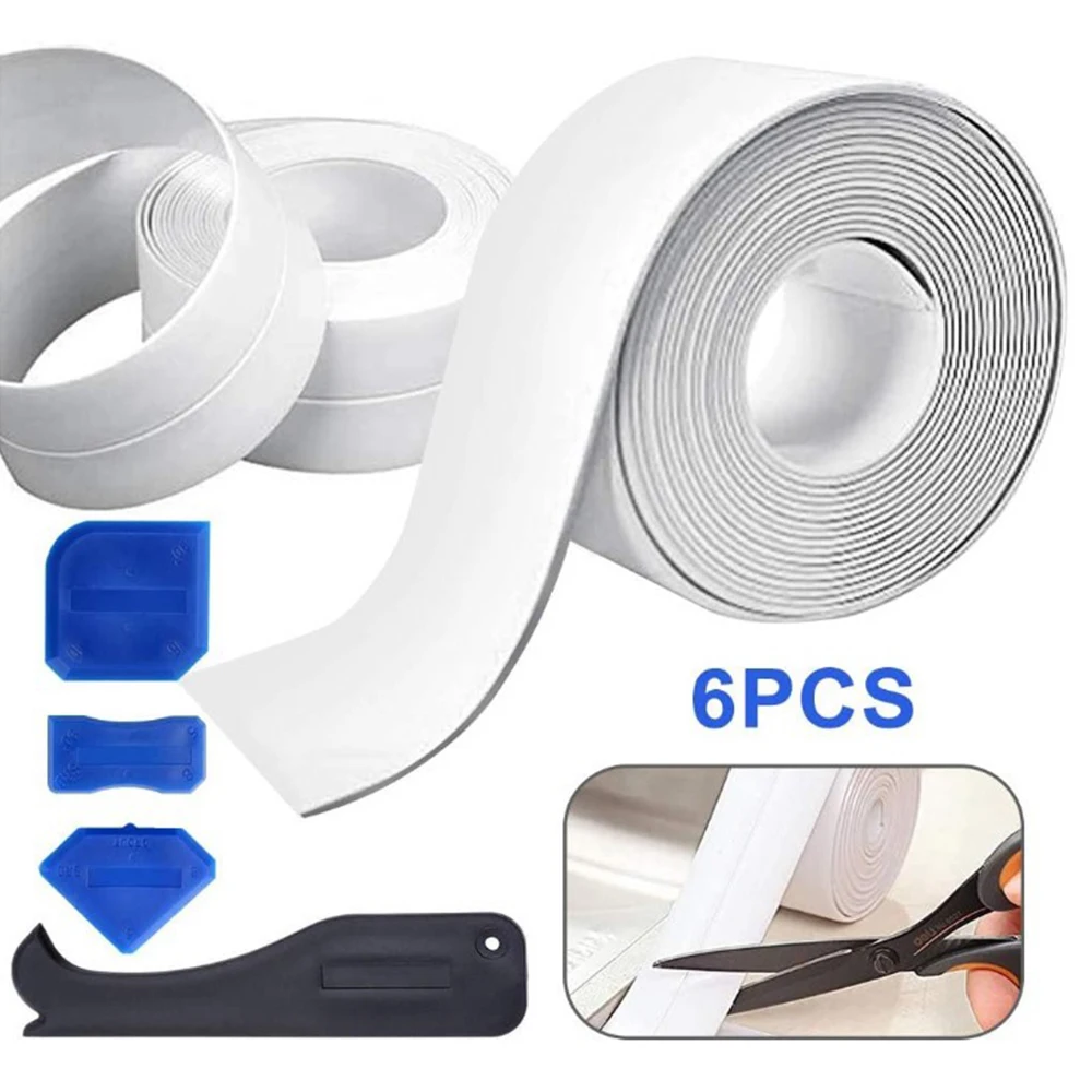 6pcs Caulking Tool Kit Silicone Sealant Finishing Tool Grout Scraper Caulk Remover Scraper and Sealing Tape
6pcs Caulking Tool Kit Silicone Sealant Finishing Tool Grout Scraper Caulk Remover Scraper and Sealing Tape