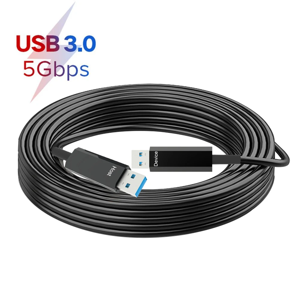 USB 3.0 Extension Cable Type A Male to Male SuperSpeed Transfer Cable High Speed 5Gbps Fiber optic cable 2-50M
USB 3.0 Extension Cable Type A Male to Male SuperSpeed Transfer Cable High Speed 5Gbps Fiber optic cable 2-50M