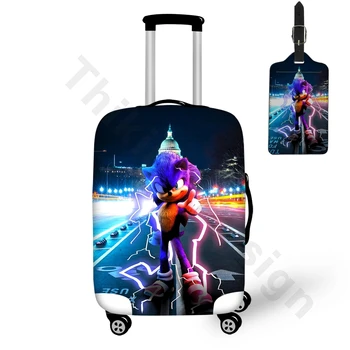 THIKIN Travel Luggage Cover and Tag with 2020 Sonic The Hedgehog Print Protective Case Easy Convenient for Tourism Custom Design
THIKIN Travel Luggage Cover and Tag with 2020 Sonic The Hedgehog Print Protective Case Easy Convenient for Tourism Custom Design