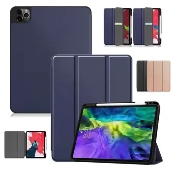 For iPad Pro 11" inch 2018 2020 (1st Generation/2nd Generation) Magnetic Leather Smart Cover Case with Pen Holder
For iPad Pro 11" inch 2018 2020 (1st Generation/2nd Generation) Magnetic Leather Smart Cover Case with Pen Holder