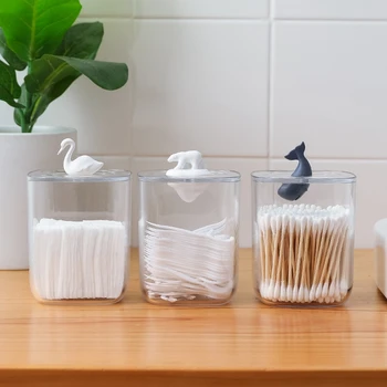 3 Pcs Acrylic Transparent Dust-Proof Desktop Cotton Swab Storage Box Household Cosmetic Cotton Storage Box Organizer
3 Pcs Acrylic Transparent Dust-Proof Desktop Cotton Swab Storage Box Household Cosmetic Cotton Storage Box Organizer