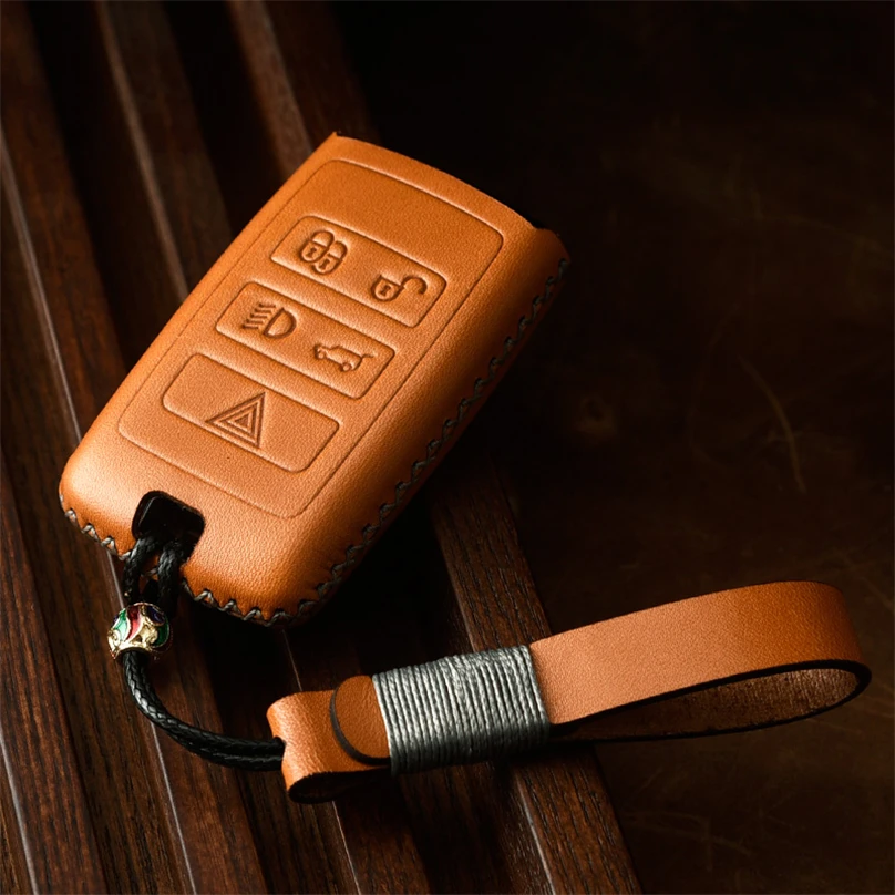 Handmade Genuine Leather Car Remote Key Cover Case For Land Rover Range Rover Evoque Discovery Sport 5 2018 2019 Key Holder
Handmade Genuine Leather Car Remote Key Cover Case For Land Rover Range Rover Evoque Discovery Sport 5 2018 2019 Key Holder