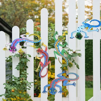 5pcs/set Lawn Craft Home Decor Porch Patio Sculpture Iron Gecko Simulation Outdoor Backyard Wall Hanging 12x7inch Fence
5pcs/set Lawn Craft Home Decor Porch Patio Sculpture Iron Gecko Simulation Outdoor Backyard Wall Hanging 12x7inch Fence