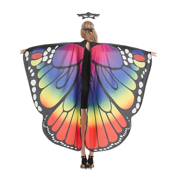Butterfly Shawl Gradient With Eye Mask Women Premium Single/Double Layer Holiday Dress Up Halloween Costume Accessory
Butterfly Shawl Gradient With Eye Mask Women Premium Single/Double Layer Holiday Dress Up Halloween Costume Accessory