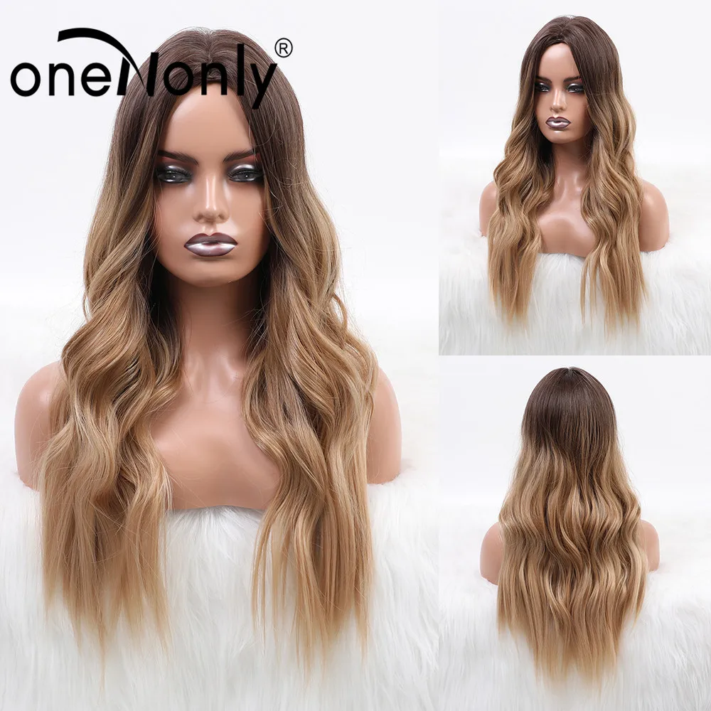 oneNonly Ombre White Synthetic Wigs Long Body Wave Wigs for White Black Women Glueless Heat Resistant Free Shipping Natural Wigs
oneNonly Ombre White Synthetic Wigs Long Body Wave Wigs for White Black Women Glueless Heat Resistant Free Shipping Natural Wigs
