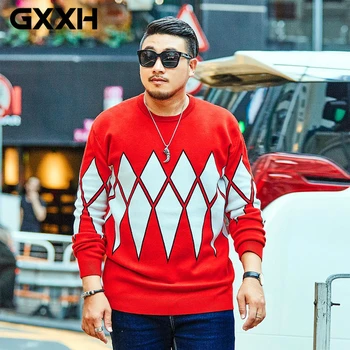 Big Size GXXH New Style Autumn Casual Fashion Mens O-neck Sweater Loose Knitting Pullover Plus Size Mens Sweater Fashion Clothes
Big Size GXXH New Style Autumn Casual Fashion Mens O-neck Sweater Loose Knitting Pullover Plus Size Mens Sweater Fashion Clothes