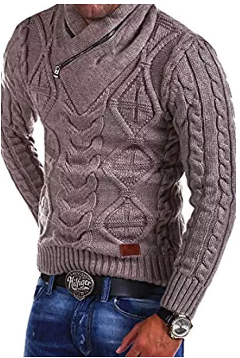 ZOGAA Fashion Mens Sweater Men Zipper Autumn Solid Knitted Streetwear Sweaters Winter Warm Casual Slim Fit Pullovers Hip Hop
ZOGAA Fashion Mens Sweater Men Zipper Autumn Solid Knitted Streetwear Sweaters Winter Warm Casual Slim Fit Pullovers Hip Hop