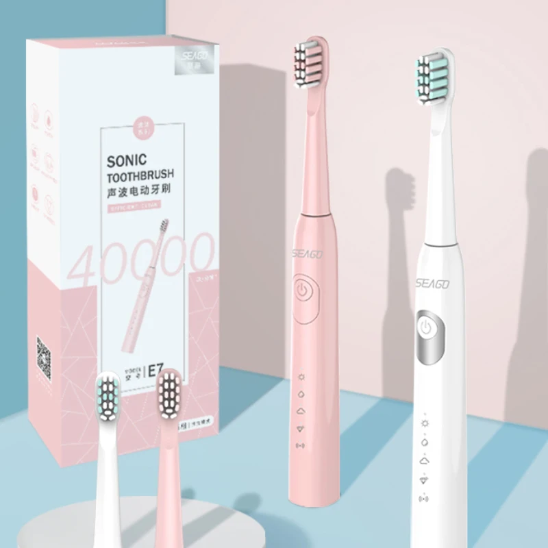 Rechargeable Electric Toothbrush Sonic Teeth Brush Ultrasonic Type C 5 Mode Supercharg Smart LED Indicator Adult IPX7 Waterproof
Rechargeable Electric Toothbrush Sonic Teeth Brush Ultrasonic Type C 5 Mode Supercharg Smart LED Indicator Adult IPX7 Waterproof