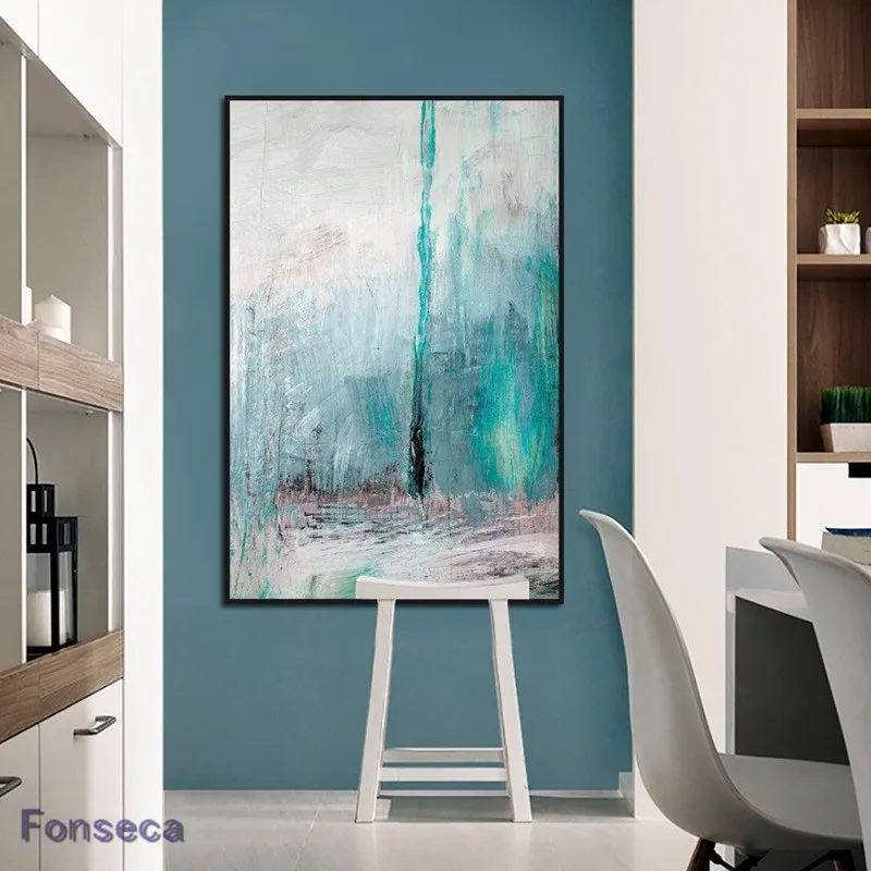 

Nordic Style Simple Abstract Oil Painting Print On Canvas Art Frameless Poster For The Wall Modern Aesthetic Room Decor