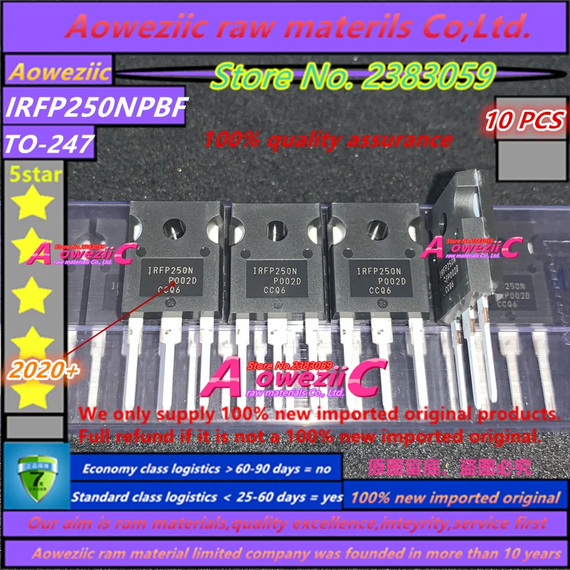 Aoweziic 2020 + 100% новый импортный оригинальный IRFP250NPBF IRFP250N TO-247 FET 200V30A | Электронные