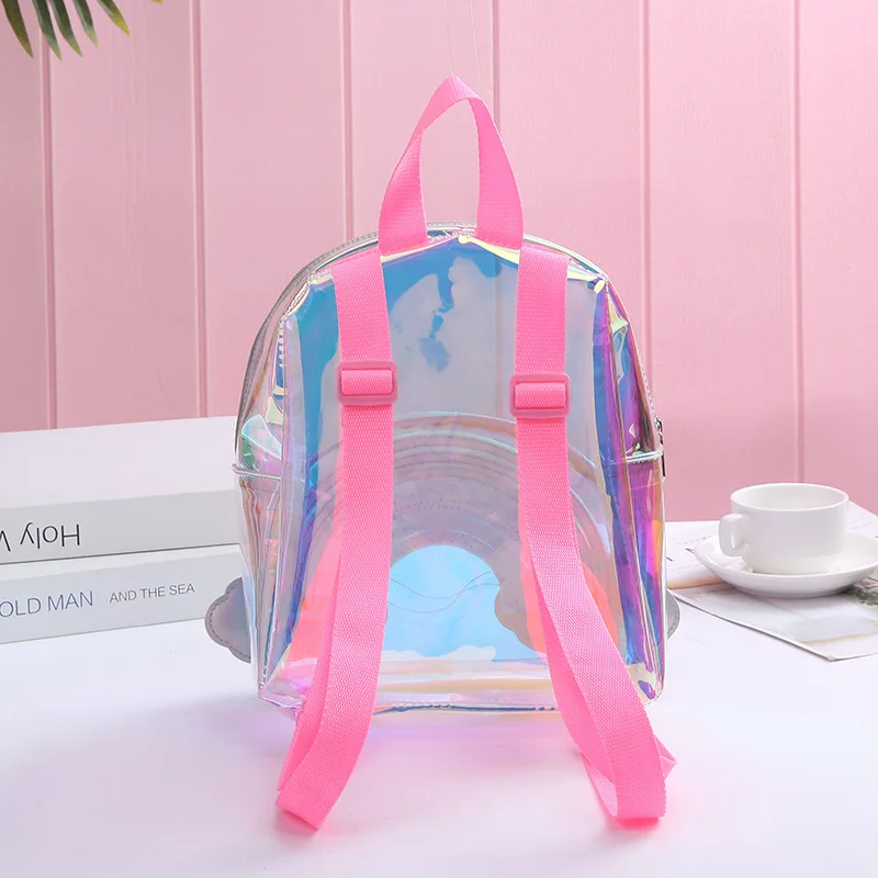 2021 New Unicorn Transparent Backpack Cartoon Tpu Children's Laser Colorful Backpacks Girls Spring Outing School Bag Kids Bags 2021 New Unicorn Transparent Backpack Cartoon Tpu Children's Laser Colorful Backpacks Girls Spring Outing School Bag Kids Bags