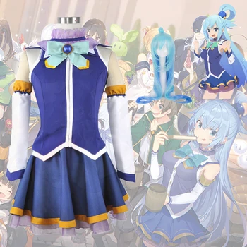 KonoSuba God's Blessing on this Wonderful World Aqua Tops Dress Uniform Outfit Anime Cosplay Costumes
KonoSuba God's Blessing on this Wonderful World Aqua Tops Dress Uniform Outfit Anime Cosplay Costumes