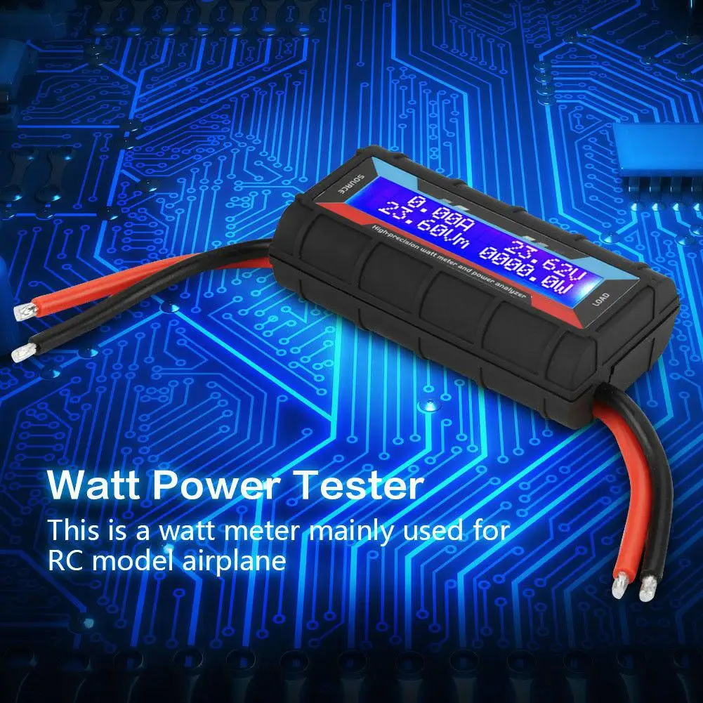 DishyKooker 130AMP Watt Meter Solar Wind Power Analyzer LCD Electricity Monitor Volt Tester(Black)
DishyKooker 130AMP Watt Meter Solar Wind Power Analyzer LCD Electricity Monitor Volt Tester(Black)