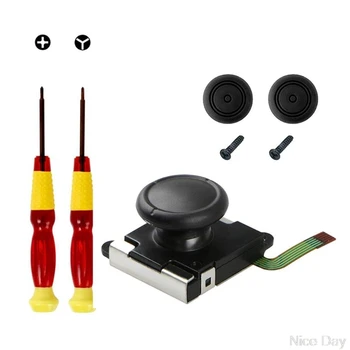 3D Replacement Joystick Analog Thumb Stick for Nintendo Switch Joy-Con Controller - Include Tri-Wing & Cross Screwdriver Tool
3D Replacement Joystick Analog Thumb Stick for Nintendo Switch Joy-Con Controller - Include Tri-Wing & Cross Screwdriver Tool