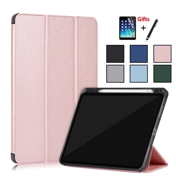 With Pencil Holder Tablet Case for IPad 11 2nd 2020 Back Full Cover Case Foldable Soft Silicone Ultra Stand Cover Case with Film
With Pencil Holder Tablet Case for IPad 11 2nd 2020 Back Full Cover Case Foldable Soft Silicone Ultra Stand Cover Case with Film