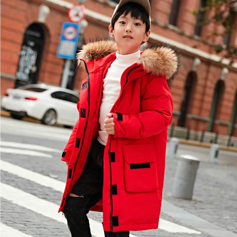 Winter Down Jacket Boys Long Section Thickening 2019 New Winter Casual Children's Clothing Jacket Boy Winter Jacket Coat 
Winter Down Jacket Boys Long Section Thickening 2019 New Winter Casual Children's Clothing Jacket Boy Winter Jacket Coat