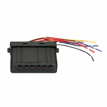 Black Rocker Switch Box Premium Aluminum Material Housing 12V 6-Gang Toggle Controller Panel 130*100*40mm
Black Rocker Switch Box Premium Aluminum Material Housing 12V 6-Gang Toggle Controller Panel 130*100*40mm