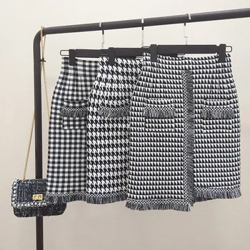 2020 New Arrival Casual Hip Skirt Plaid Slim High Waist Pocket Package Hip Fashion Ladies Tassle Mini Pencil Skirt
2020 New Arrival Casual Hip Skirt Plaid Slim High Waist Pocket Package Hip Fashion Ladies Tassle Mini Pencil Skirt