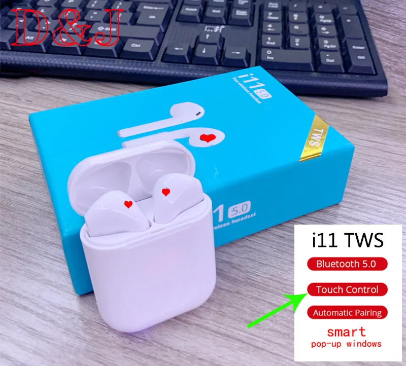 Wireless Earphone headset Bluetooth 5.0 i11 TWS Stereo 3D i11 TWS Mini Earbuds Headset for iPhone Samsung Xiaomi Huawei LG
Wireless Earphone headset Bluetooth 5.0 i11 TWS Stereo 3D i11 TWS Mini Earbuds Headset for iPhone Samsung Xiaomi Huawei LG