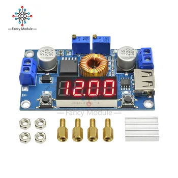 Step Down Buck Converter XL4016 Adjustable 5A CC/CV Power Step-down Charge Module LED Driver Power Supply Module
Step Down Buck Converter XL4016 Adjustable 5A CC/CV Power Step-down Charge Module LED Driver Power Supply Module