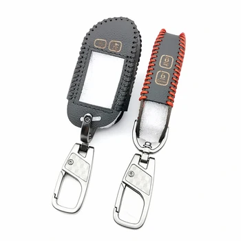 Two Way LCD Remote Fob Leather Key Chain Case Cover for ST-5A Russian version LCD 2 Way 4 Buttons Car Alarm System
Two Way LCD Remote Fob Leather Key Chain Case Cover for ST-5A Russian version LCD 2 Way 4 Buttons Car Alarm System