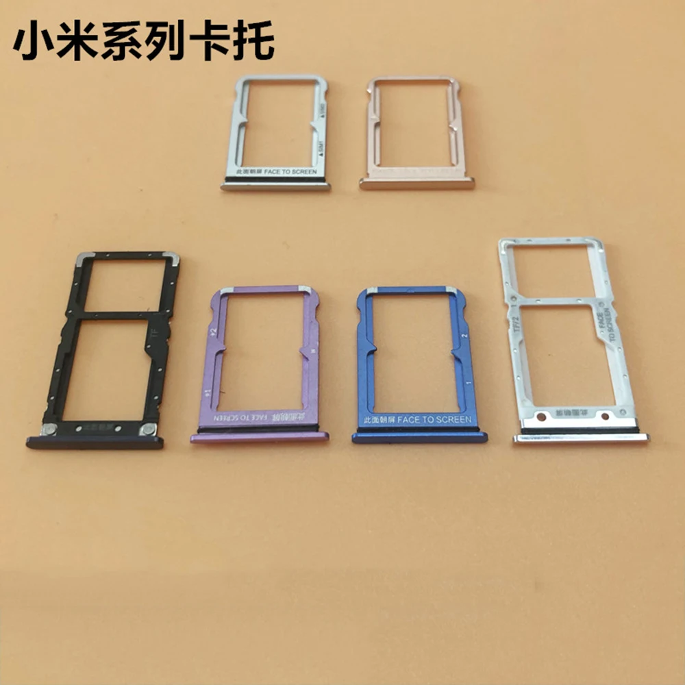 

Slot Holder Dual For Xiaomi A1 5X A2 6X A2 lite A3 SD SIM Card Tray Reader Socket