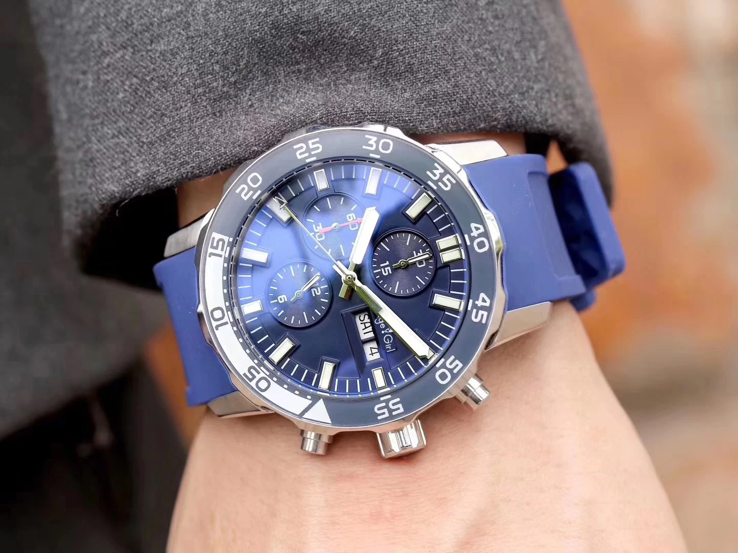 Luxury Brand New Men Automatic Mechanical Watch Aquatimer Daydate Ceramic Bezel Special Edition Expedition Jacques-Yves Cousteau
Luxury Brand New Men Automatic Mechanical Watch Aquatimer Daydate Ceramic Bezel Special Edition Expedition Jacques-Yves Cousteau