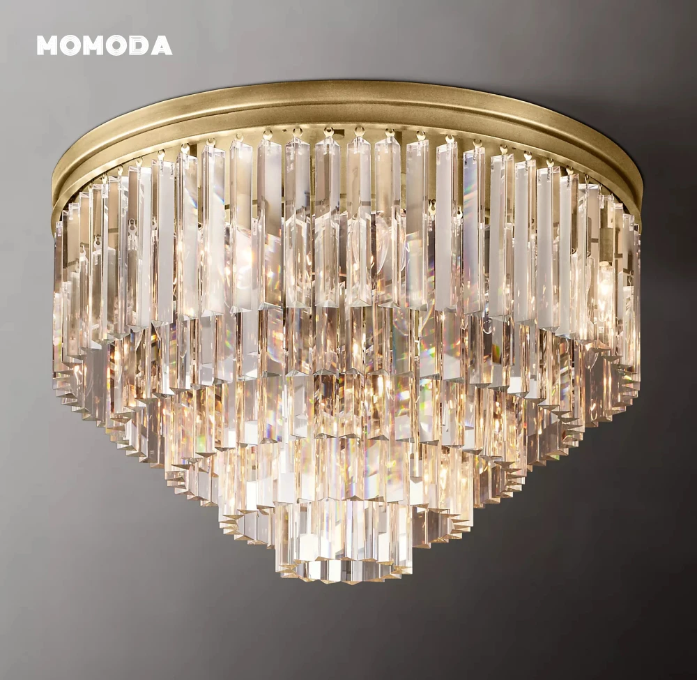 1920s Odeo Flushmount Modern Round LED K9 Crystal Metal Tiers Ceiling Lights Decor Bedroom Living Room Dining Room Lamps Lustre
1920s Odeo Flushmount Modern Round LED K9 Crystal Metal Tiers Ceiling Lights Decor Bedroom Living Room Dining Room Lamps Lustre